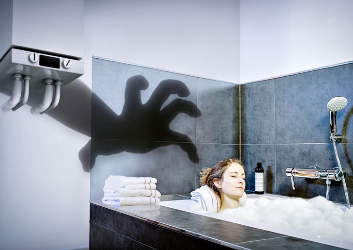 Schlimme Sache, wenn man durch fehlende Wartung an einer Therme zu Schaden kommt. 