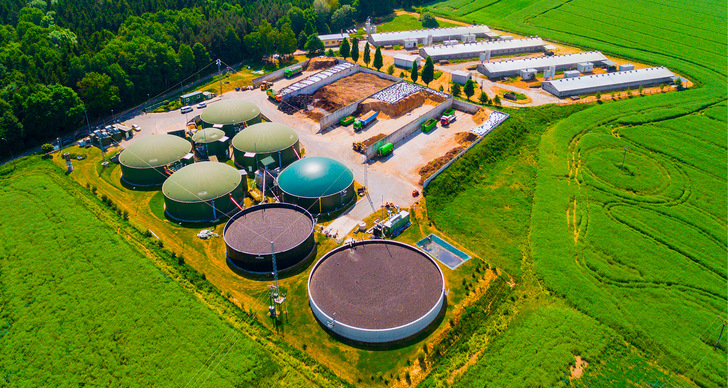 Anlage zur Gewinnung von Biogas - © Bild: Kletr - stock.adobe.com

