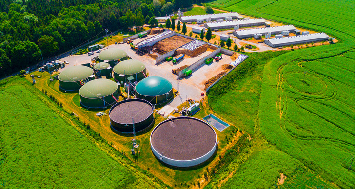 Anlage zur Gewinnung von Biogas
