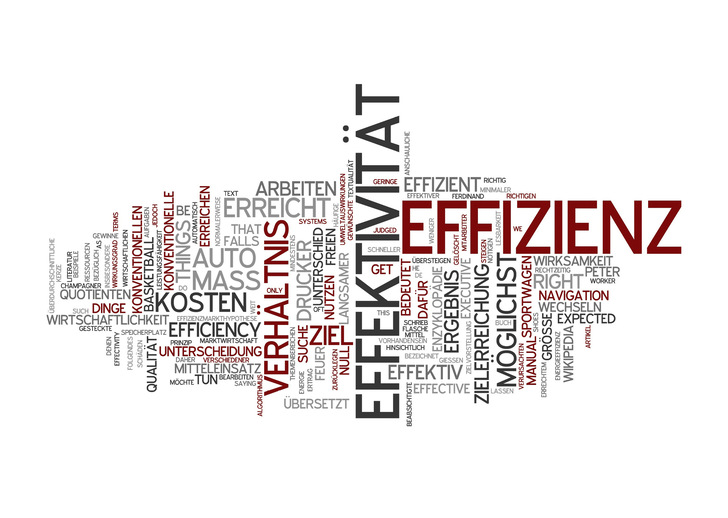 Effektivität wird oft im Zusammenhang mit Effizienz gebracht. Lesen Sie, wie unser Kommunikationsprofi den Verwandtschaftsgrad einteilt - © Bild: XtravaganT - stock.adobe.com
