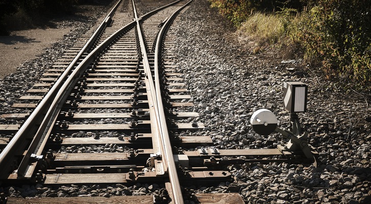 An einer Weiche entscheidet sich, Wohin es geht! 