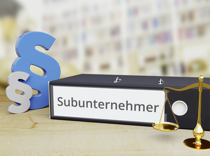 Der Einsatz eines Subunternehmers sollte auch aus rechtlicher Sicht gut geplant sein. - © Bild: MQ-Illustrations - stock.adobe.com
