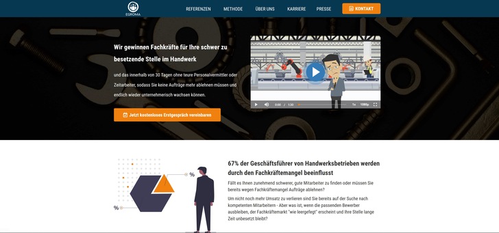 Aufgewachsen im Familienbetrieb für Sanitär-, Heizungs- und Klimatechnik lernte Justin Böttger schon früh die typischen Probleme bei der Personalgewinnung im Handwerk kennen. Auch befreundete Handwerker aus den verschiedensten Branchen waren dem Fachkräftemangel ausgesetzt.