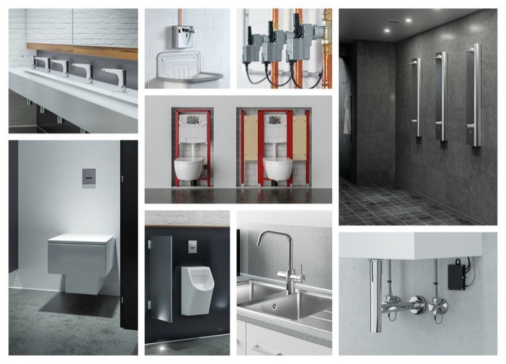 In der überarbeiteten VDI 6023 Blatt 1 wird erneut bestätigt, dass aus hygienischen Gründen ein bestimmungsgemäßer Betrieb über alle Entnahmestellen zu erfolgen hat. Bei Stagnationsspülungen muss mindestens eine turbulente Strömung erzielt werden. Schell bietet eine umfassende Auswahl elektronischer vernetzbarer Armaturen, die alle relevanten Entnahmestellen (halb-)öffentlicher Gebäude abdecken.