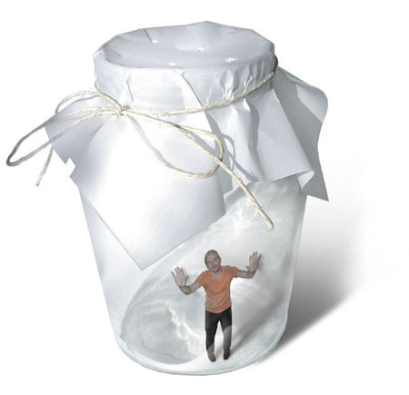 Ob ihm langsam zu warm wird - Oder geht ihm vorher die Luft aus?