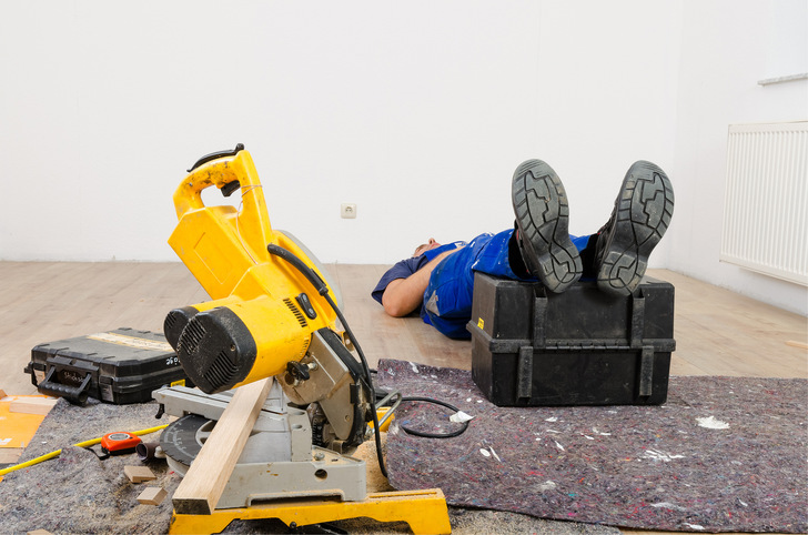 Eine Pause muss sein – auch auf der Baustelle oder in der Werkstatt.