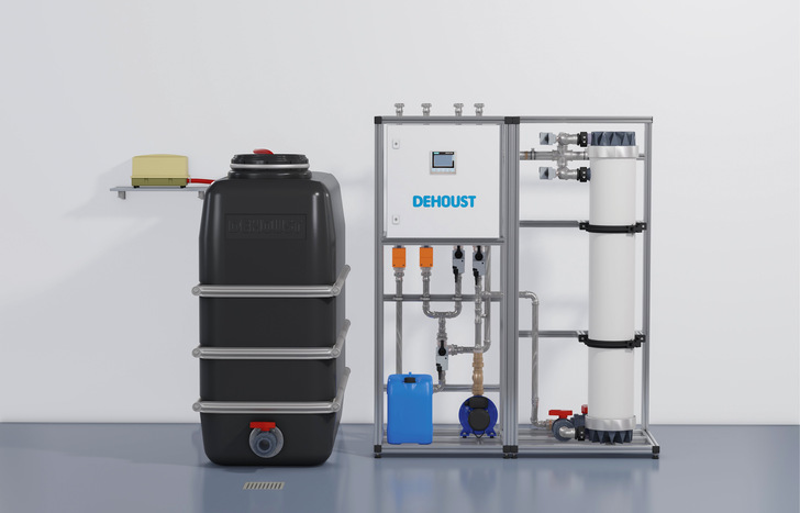 Die Aufbereitungsleistung einer solchen Anlage liegt bei mindestens 5 Kubikmetern pro Tag