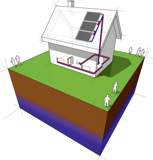 Thermische Solarenergie für die Warmwasserbereitung und Heizungsunterstützung benötigt Pufferkapazität - © Bild: Slavomir Valigursky - stock.adobe.com
