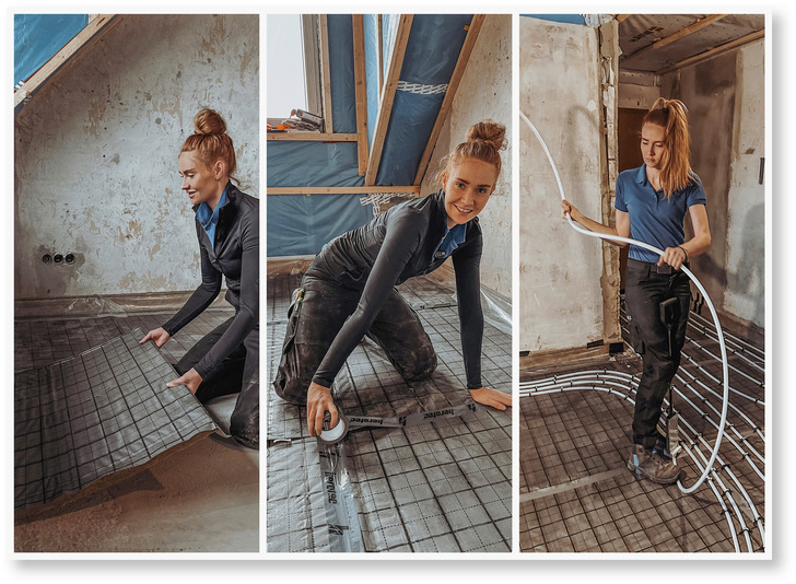 Unser Baumädchen Sandra Hunke verlegt tempusROCK von herotec