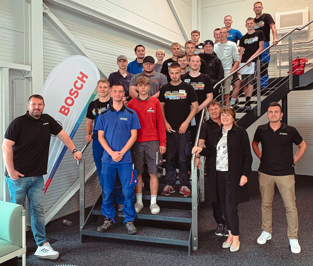 Zum Abschluss gastierte das Champions-Camp 2026 zu einer Praxisschulung im neuen Schulungszentrum von Bosch Thermotechnik in Chemnitz.