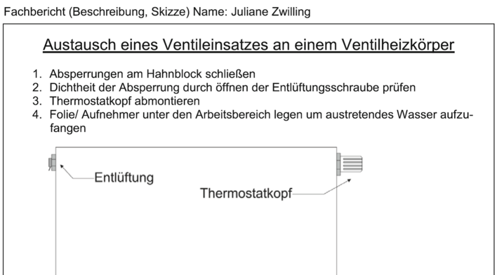 Ventileinsatz tauschen