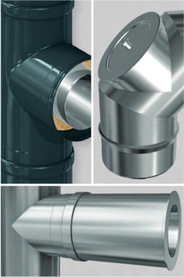 Schornstein- und Abgassysteme aus Edelstahl