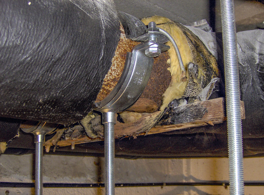 Korrosion lauert oft, wie Sie sicherlich aus Erfahrung wissen, unter einer augenscheinlich dichten Dämmung