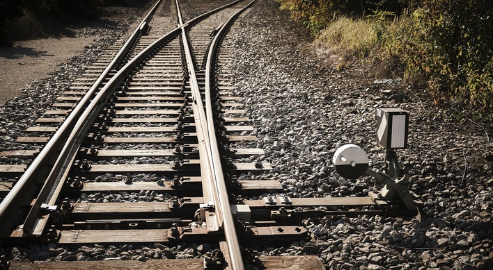 An einer Weiche entscheidet sich, Wohin es geht! 