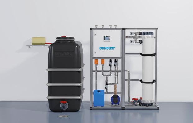 Die Aufbereitungsleistung einer solchen Anlage liegt bei mindestens 5 Kubikmetern pro Tag