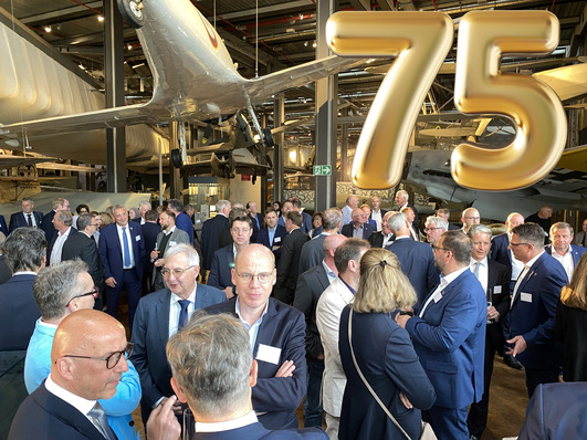 Im Berliner Technikmuseum feiere der ZVSHK das 75-jährige Bestehen der obersten SHK-Handwerksvertretung in Deutschland.