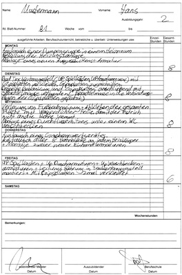 Berichtsheft Themen Sbz Monteur