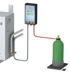 Schema Befüllen mit Kältemittel
