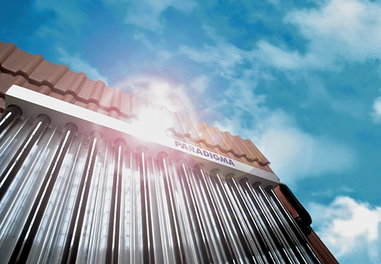 Auch ohne Energieabnahme produziert eine Solaranlage Wärmeenergie, mit der 
Folge von Stagnation
(Bild: Paradigma)
