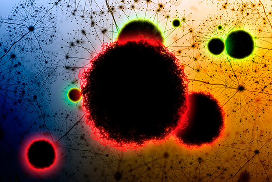 Einem Virus ist es egal, ob er sich mit oder gegen die Fließrichtung 
verbreitet. Das hat Konsequenzen für die Abwehrstrategien
(Bild: thinkstock)
