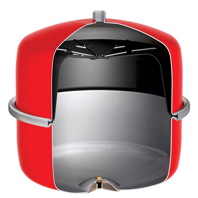 Ein aufgeschnittenes MAG (Bild: Flamco)
