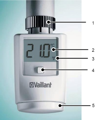 Thermostatkopf Bild: Vaillant
